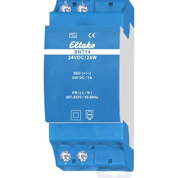 Strömförsörjning rail DIN - ELTAKO - SNT14-24V/24W - 1 A - 24 W - IP20