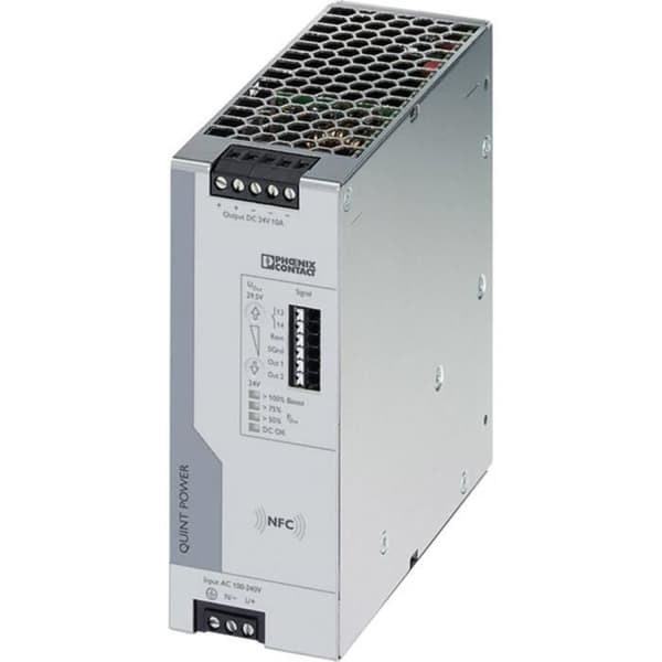 DIN-skena strömförsörjning PHOENIX CONTACT QUINT4-PS/1AC/24DC/10 2904601 24 V/DC 10 A