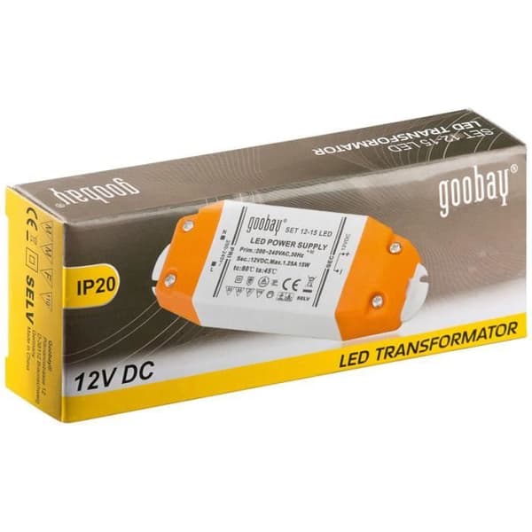 transformator 15W LED / 12V