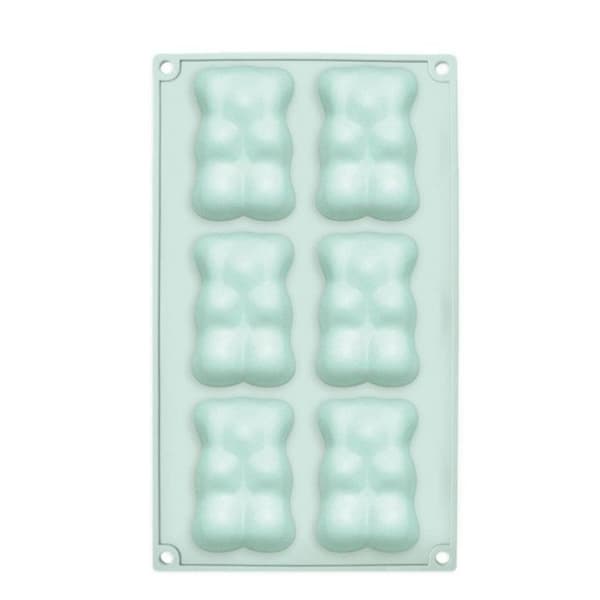 Scrapcooking Pack med 6 silikonformar 3000 Bears - 3700392430009