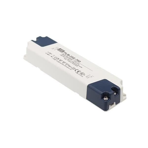 LED-drivrutin med konstant ström - MEANWELL - 25 W - Plast - Inomhus - Elektrisk