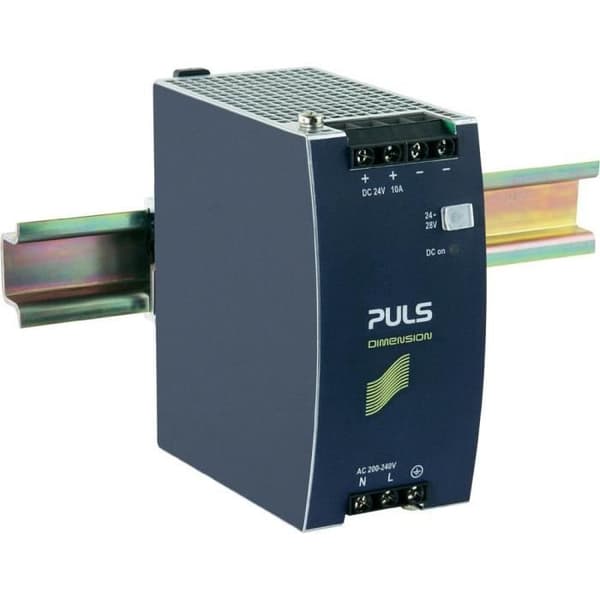 DIN-skena strömförsörjning utgång 24 V/DC 10 A 240 W PULS CS10.244