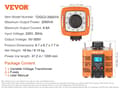 Miniatyrbild 2 av 2: Spänningsomvandlare, Automatisk Variabel, AC Spänningsregulator, 2000VA LCD-skärm B