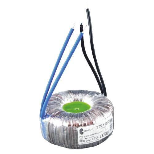 Toroidtransformator TTS 100/Z 230/24V IP00 för allmänt bruk