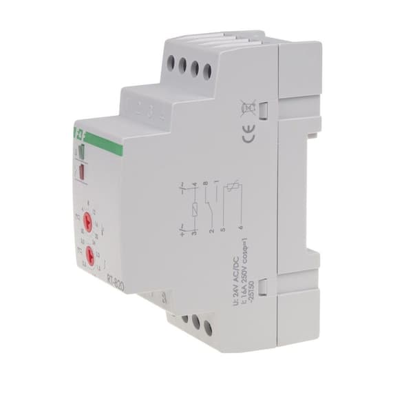 Temperaturregulator RT-820 med givare i set, temperaturregleringsområde: 4÷30°C, kontakter: 1P, I=16A, 2 moduler