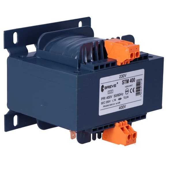 Enfaset transformer STM 400VA 400/230V IP00 adskillende eller sikkerheds med etkammerramme