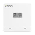 Miniatyrbild 1 av 2: Batteridriven temperaturregulator, ENGO EASY-BATW, 24 timmar, utanpåliggande, vit