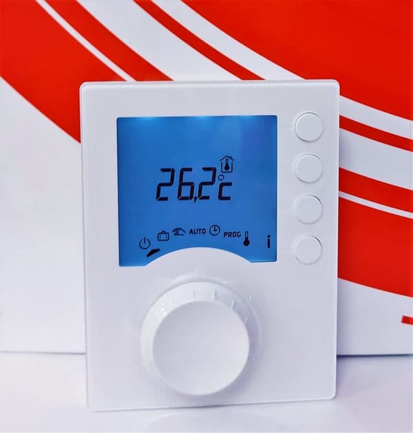 TYBOX 137 + programmerbar, radiotermostat til kedel eller ikke-reversibel varmepumpe
