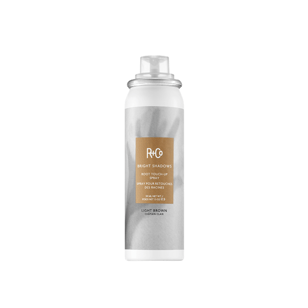 R+Co R+Co Bright Shadows Root Touch-Up Spray Light Brown 59ml - Hårpuder