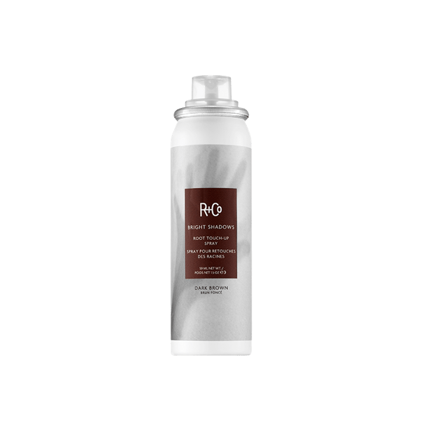 R+Co R+Co Bright Shadows Root Touch-Up Spray Dark Brown 59ml - Hårpuder