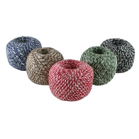 Twine of Jute Round Blue/White