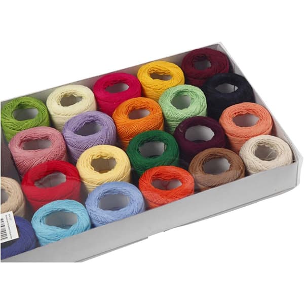 Merceriserat bomullsgarn - 24 st x 20 g
