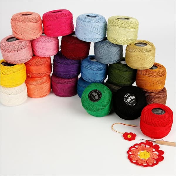 Merceriserat bomullsgarn - 24 st x 20 g