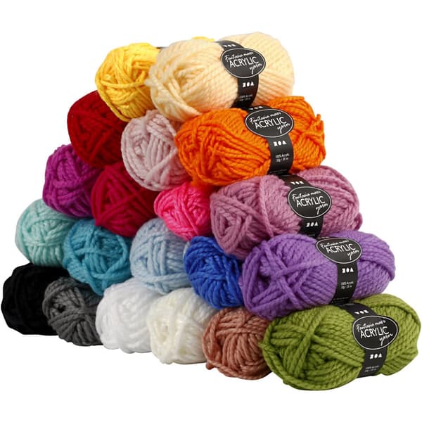 Fantasia Akrylgarn - L: 35 m - Maxi - 20 st x 50 g