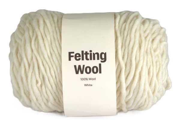 Felting Wool 100 g Off White A001 Adlibris