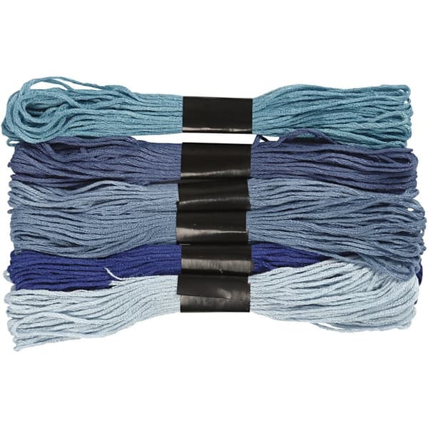 Harmoni Garn Broderi Blå Harmoni 6 Nystan