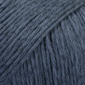 Bomull- Lin Garn 50 g mörk blå 21 Drops