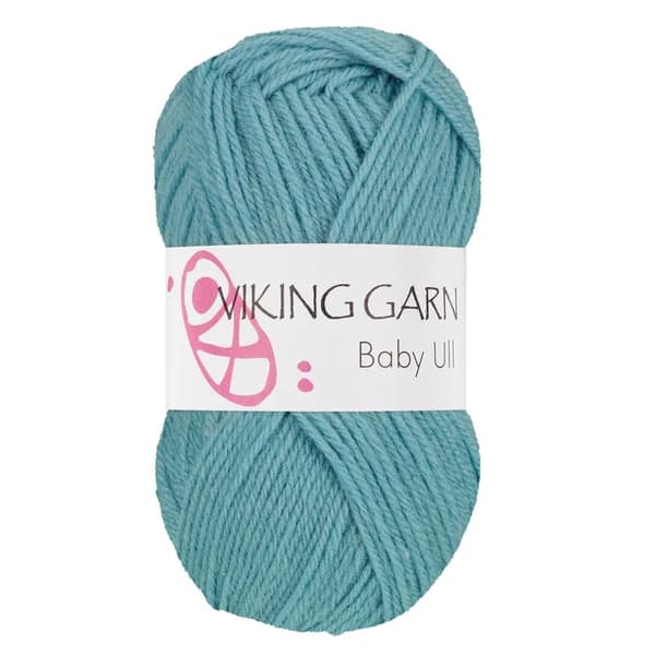 Baby Ull Garn Merinoull 50 g Petrol 379 Viking Garn