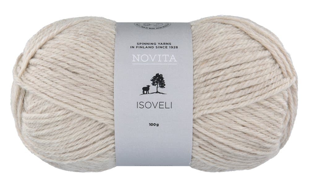 Isoveli Garn Ullmix 100 g linne 061 Novita