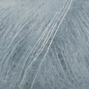 Kid- Silk Uni Color Garn Mohair Silke 25 g gråblå 08 Drops