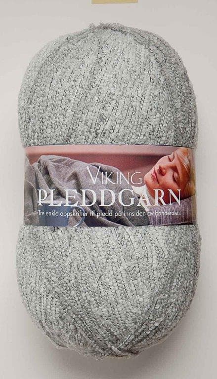 Pleddgarn 350 g Lys gå 713 Viking Garn