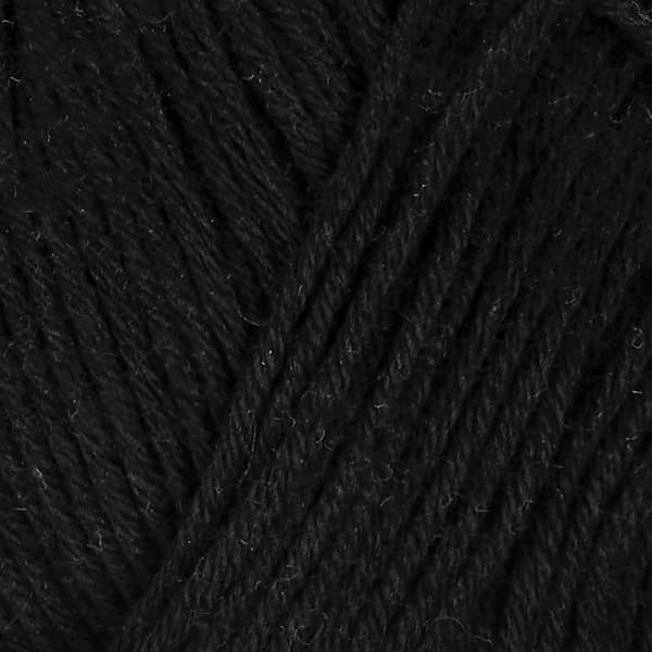 Bjørk Garn Bomullsmix 50 g Svart 503 Viking Garn