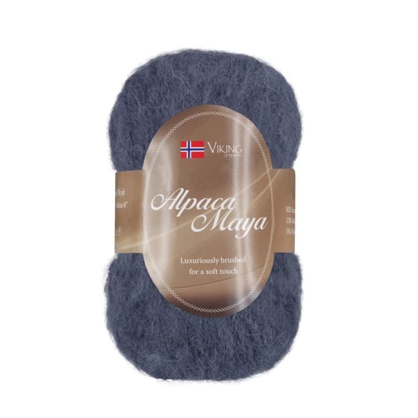 Alpaca Maya Garn Alpackamix 50 g Marin 727 Viking Garn