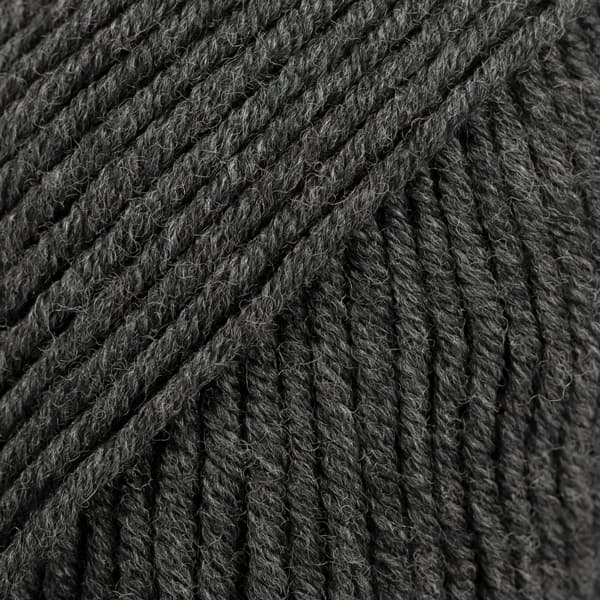 Merino Extra Fine Mix Garn Merinoull 50 g Mörkgrå (03) Drops