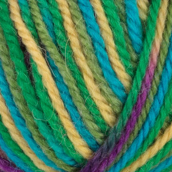 Sportsragg Garn Ullmix 50 g Multigrön 592 Viking Garn
