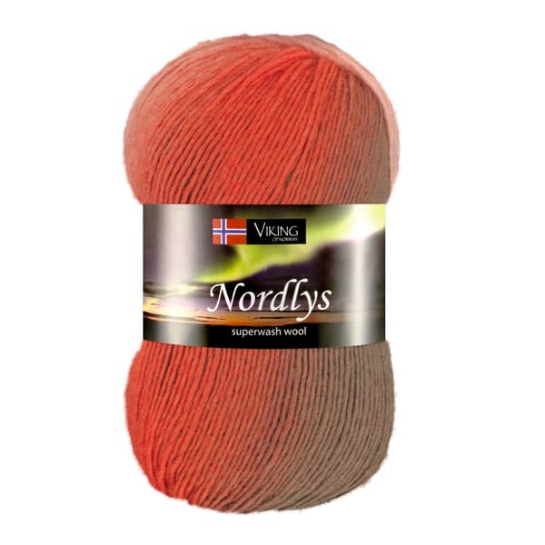 Nordlys Garn Ullmix 100 g Geranium 940 Viking Garn