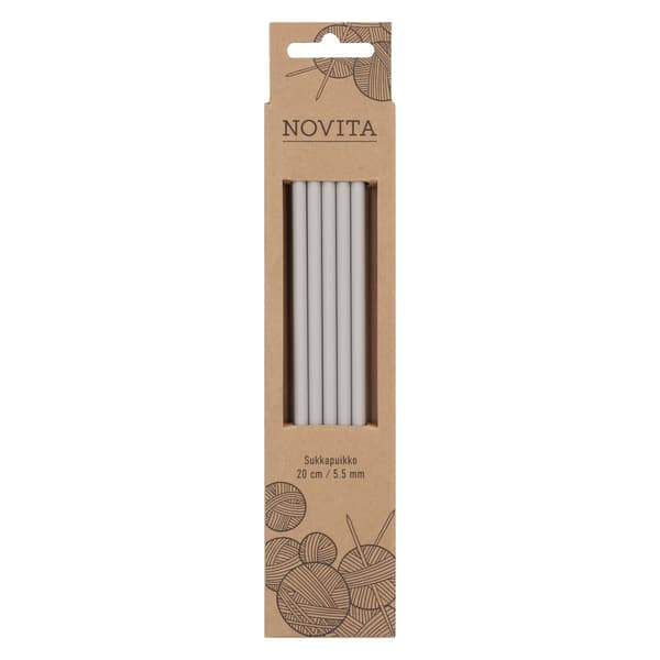 Strumpstickor Plast 20 cm 5.5 Novita