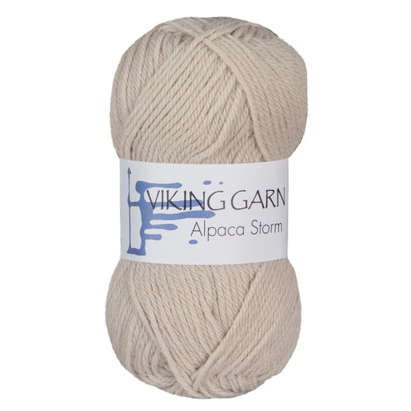 Alpaca Storm Garn Alpackamix 50 g Sand 506 Viking Garn
