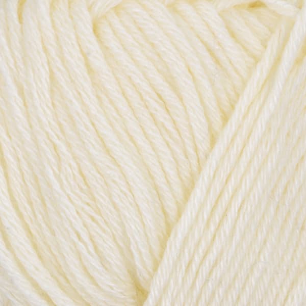 Bjørk Garn Bomullsmix 50 g Naturvit 502 Viking Garn