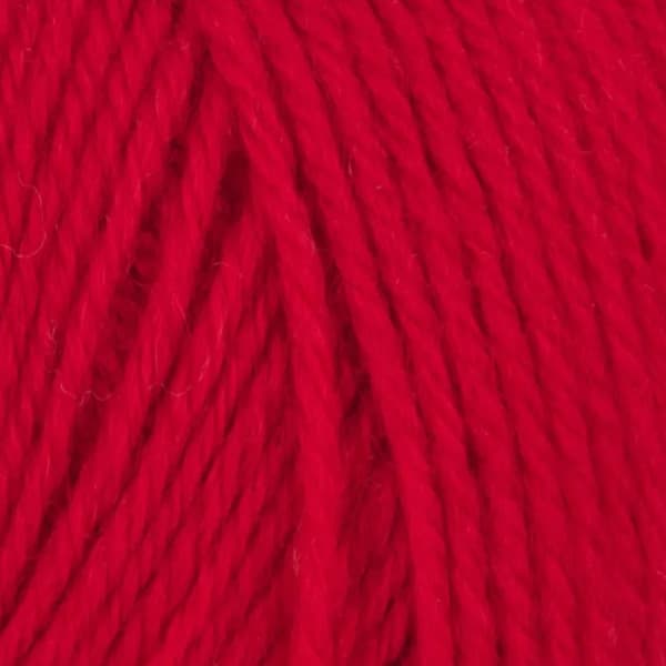Baby Ull Garn Merinoull 50 g Röd 350 Viking Garn