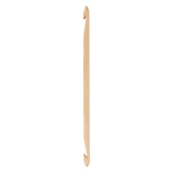 Dobbel Heklenål i bjørk 15 cm 6.0 mm Novita