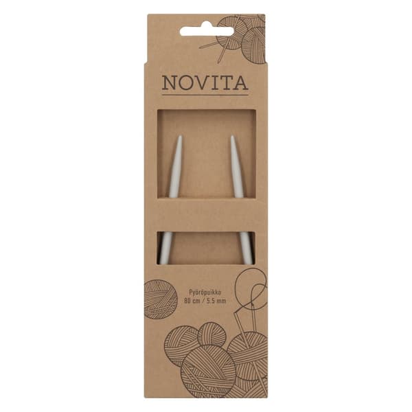 Rundpinner Aluminium 80 cm 5.5 Novita