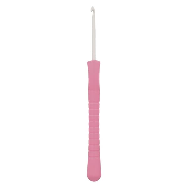 Ergonomisk Virknål 14 cm 3.00 mm rosa Novita