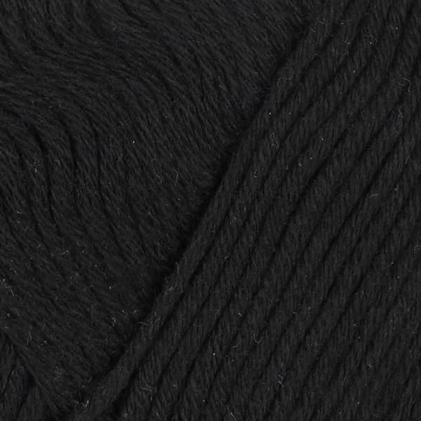 Bamboo Garn Bomullsmix 50 g Svart 603 Viking Garn