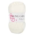 Miniatyrbillede 1 af 2: Baby Ull Garn Merinoull 50 g Vit 300 Viking Garn