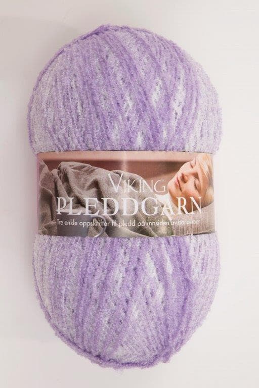 Pleddgarn Garn Akrylmix 350 g Ljuslila 767 Viking Garn