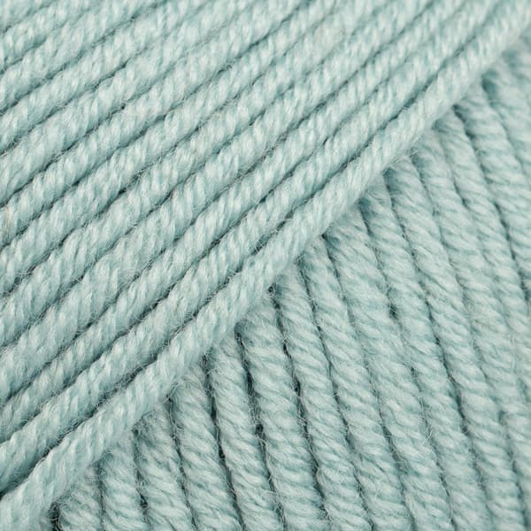 Merino Extra Fine Uni Colour Garn Merinoull 50 g Ljust Grågrön (15) Drops