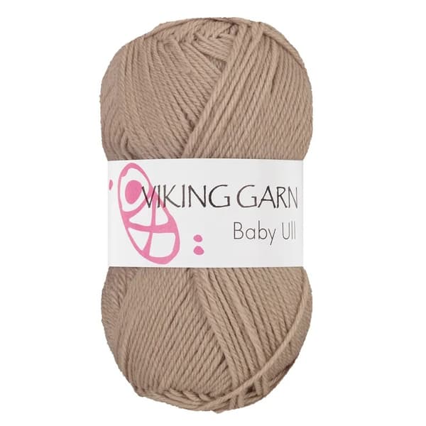 Baby Ull Garn Merinoull 50 g Beige 307 Viking Garn