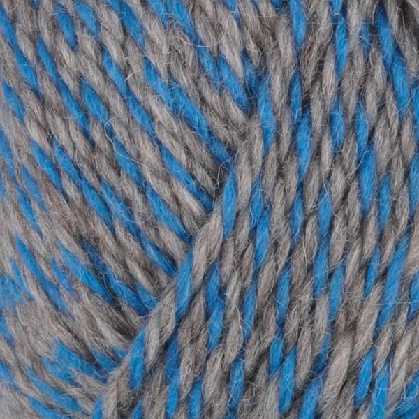 Sportsragg Garn Ullmix 50 g Grå/blå 570 Viking Garn
