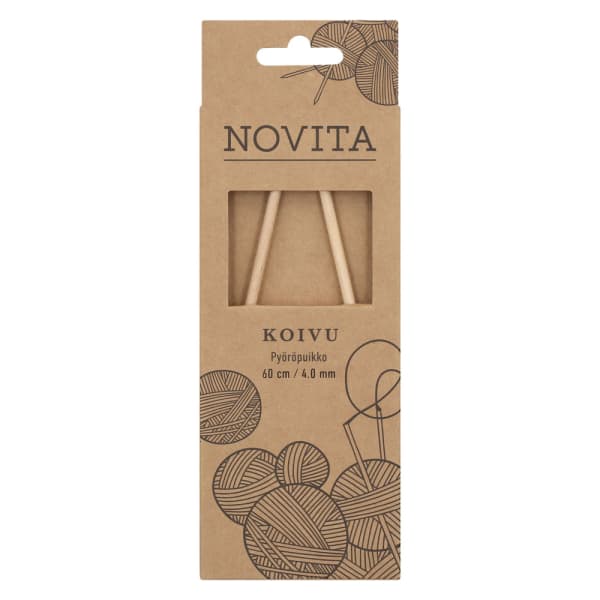 Rundpinner 60 cm Bjørk 9.0 Novita