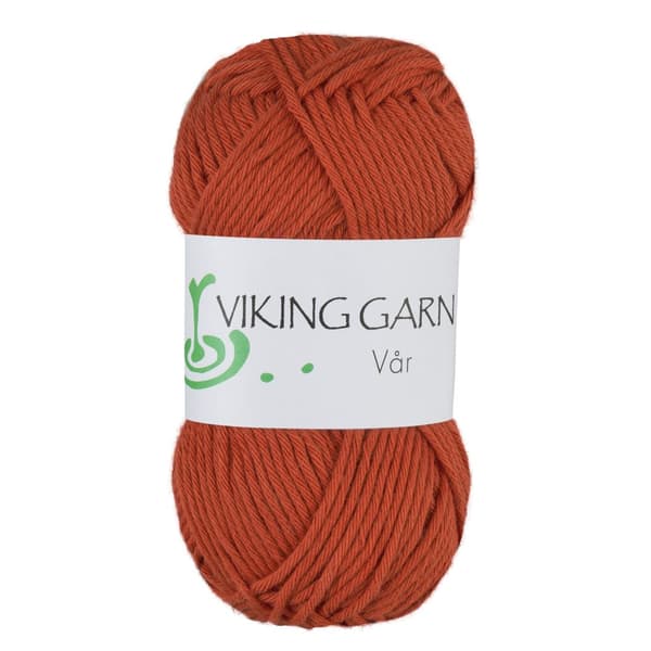 Vår Garn Bomull 50 g Rost 454 Viking Garn