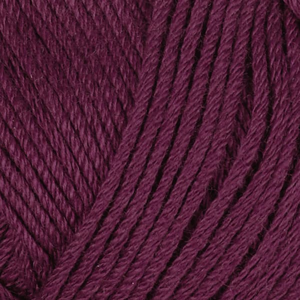 Bambino Garn Bomullsmix 50 g Vinröd 461 Viking Garn