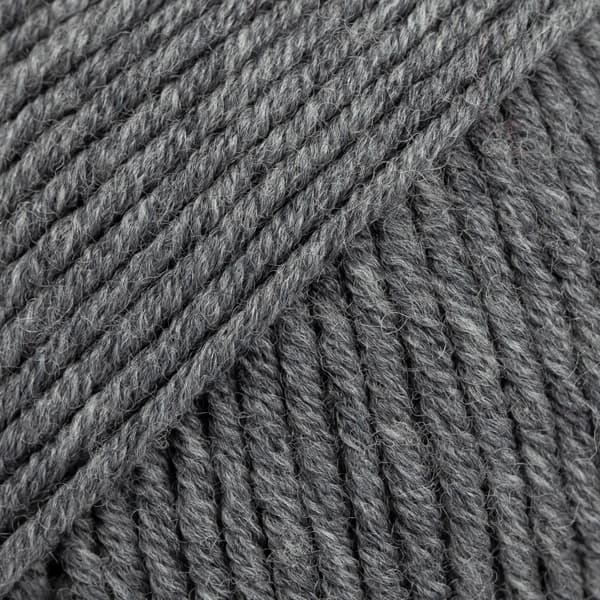 Merino Extra Fine Mix Garn Merinoull 50 g Mellangrå (04) Drops