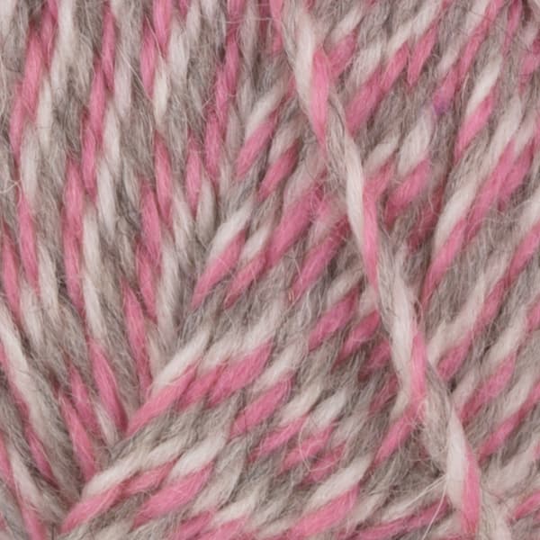 Sportsragg Garn Ullmix 50 g Rosa/grå 584 Viking Garn