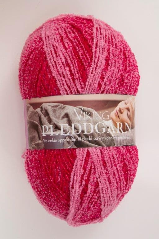 Pleddgarn Garn Akrylmix 350 g Cerise 764 Viking Garn