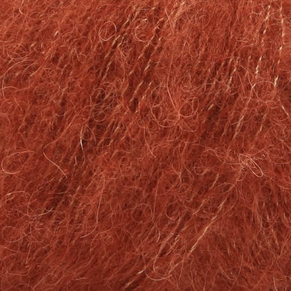 Brushed Alpaca Silk Uni Color Garn 25 g Rost 24 Drops